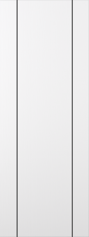 DOOR SLAB OPTIMA 2U BLACK SNOW WHITE 28" X 92 1/2" X 1 3/4" SOLID CORE