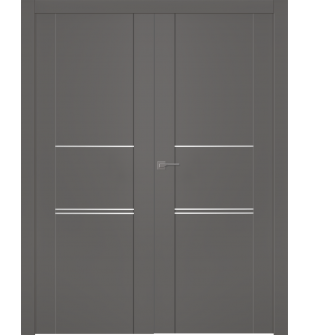 Avon 01 3H Gray Matte Double doors
