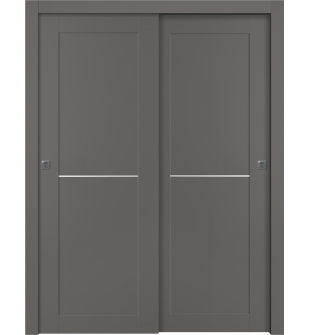 Avon 07 1H Gray Matte Bypass doors