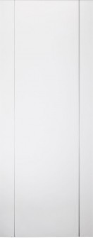 DOOR SLAB OPTIMA 2U SNOW WHITE 24" X 84" X 1 3/4" SOLID CORE