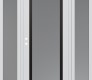 Modern Steel Front Door Diamond C1 68" x 80" white/white frosted Glass Panel black RHI with 2 Sidelites frosted Glass