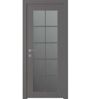 Avon 10 Lite Vetro Gray Matte Hinged doors