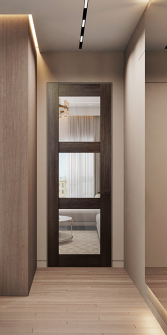 Avon 3 Lite Clear Vetro Veralinga Oak