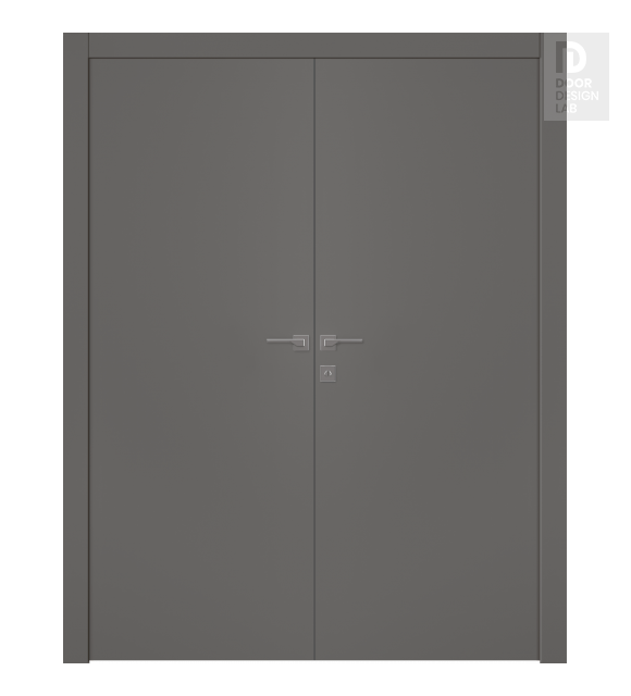 Optima Gray Matte Double doors
