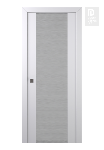 Saana 202 Vetro Polar White Pocket doors