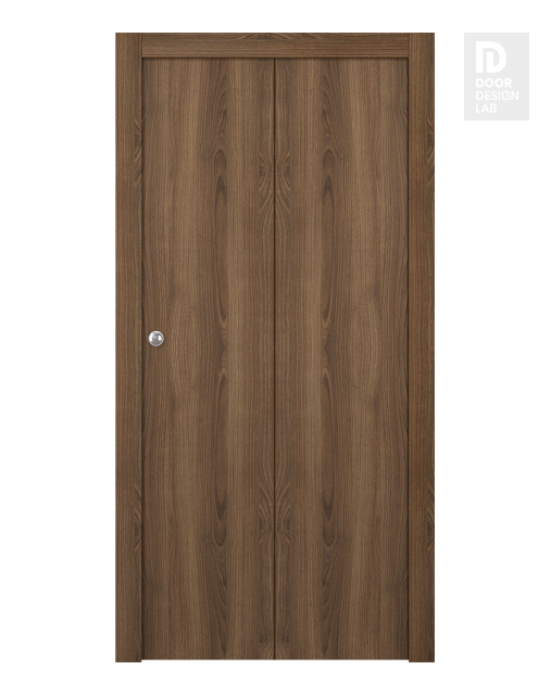 Optima Pecan Nutwood Bi-folding doors
