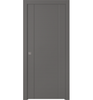 Avon 01 Gray Matte Pocket doors