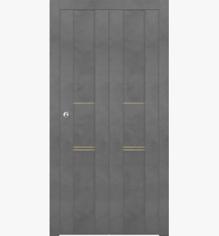 Avon 01 3H Gold Dark Urban Bi-folding doors