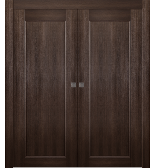 Oxford Uno 07 Veralinga Oak Double pocket doors
