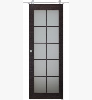 Avanti 10 Lite Vetro Black Apricot Barn doors