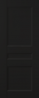 DOOR SLAB OXFORD UNO 07 2R BLACK MATTE 30" X 96" X 1 3/4"