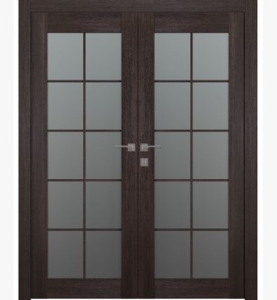 Avon 10 Lite Vetro Veralinga Oak Double doors