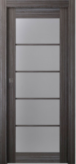 Palladio 5 Lite Vetro Gray Oak