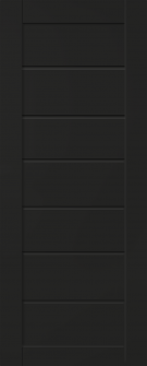 DOOR SLAB ALDA BLACK MATTE 36" X 84" X 1 3/4"