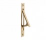 Modern Steel Front Door EMTEK EDGE PULL SATIN BRASS 2221 (US4)
