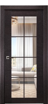 Avanti 8 Lite Clear Vetro Black Apricot Single Doors