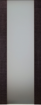 DOOR SLAB AVANTI 207 VETRO BLACK APRICOT 30" X 84" X 1 3/4" TEMPERED FROSTED GLASS