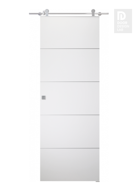 Smart Pro 4H Polar White Barn doors