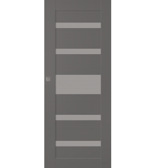 Gina Vetro Gray Matte Hidden barn