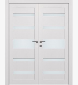 Gina Vetro Bianco Noble Double doors