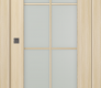 Avon 8 Lite Vetro Loire Ash Modern Interior Pocket Door by Belldinni