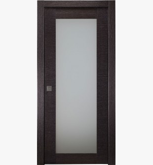 Avanti 207 Vetro Black Apricot Pocket doors