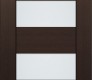 Modern Interior DOOR SLAB DELLA VETRO VERALINGA OAK 30" X 92 1/2" X 1 3/4" FROSTED GLASS