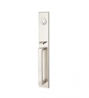 EMTEK LAUSANNE DOUBLE CYLINDER KEYD 4829 SATIN NICKEL US15