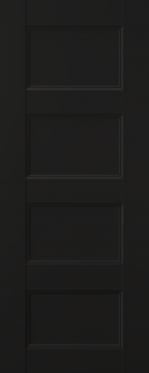 DOOR SLAB OXFORD UNO 07 3R BLACK MATTE 30" X 92 1/2" X 1 3/4"