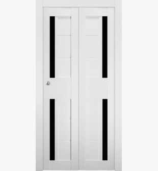 Esta Bl Vetro Bianco Noble Bi-folding doors