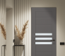 Dome Vetro Gray Matte Modern Interior Frameless Door by Belldinni