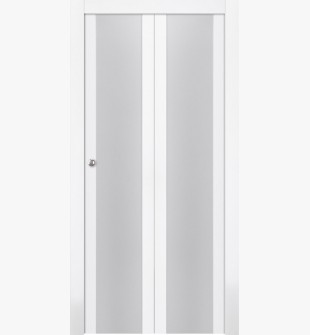 Palladio 202 Vetro Bianco Noble Bi-folding doors