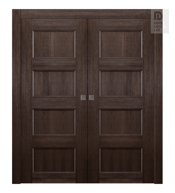 Oxford Uno 07 3R Veralinga Oak Double pocket doors