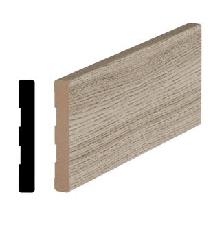 BASE MOLDING TYPE 3 1/2" X 1/2" SHAMBOR 96"