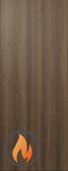 DOOR SLAB 20 MIN FIRE RATED PECAN NUTWOOD 32" X 80" X 1 3/4"