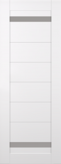 DOOR SLAB PERLA VETRO SNOW WHITE 30" X 84" X 1 3/4" FROSTED GLASS