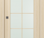 Avon 10 Lite Vetro Loire Ash Modern Interior Pocket Door by Belldinni