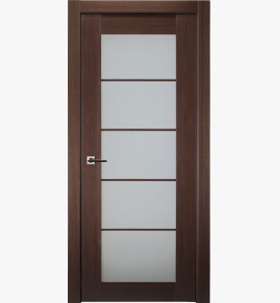 Mia 5 Lite Vetro Wenge Bi-folding doors