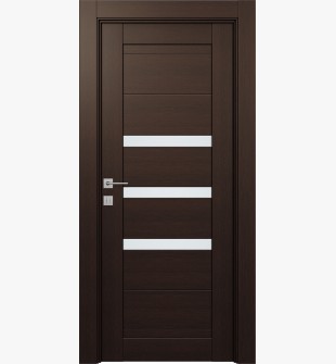Dora Vetro Veralinga Oak Single Doors