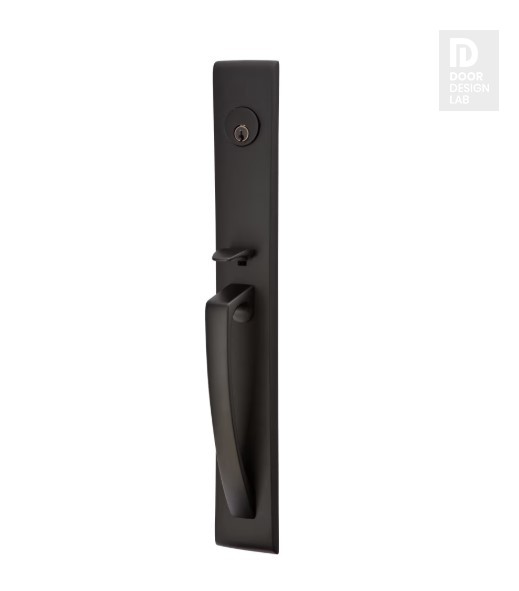 EMTEK ORION DUMMY 4806 FLAT BLACK US19 for Steel Front Doors