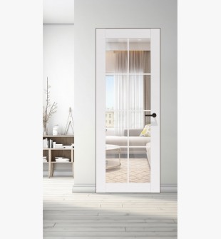 Smart Pro 8 Lite Clear Vetro Polar White Frameless