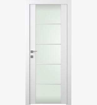 Palladio 202 4H Vetro Bianco Noble Hinged doors