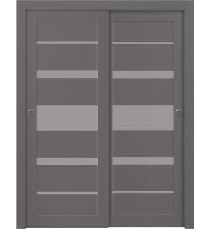 Avon 07-03 Vetro Gray Matte Bypass doors