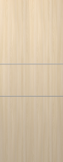 DOOR SLAB OPTIMA 2H LOIRE ASH 28" X 80" X 1 3/4" SOLID CORE