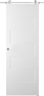 5 Panel Modern Shaker Snow White