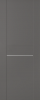 DOOR SLAB AVON 01 2HN GRAY MATTE 32" X 84" X 1 3/4"