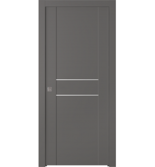 Avon 01 2Hn Gray Matte Pocket doors