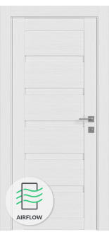 Louver Bianco Noble Hinged doors