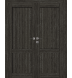 Shaker 2 Panel Gray Oak Double doors