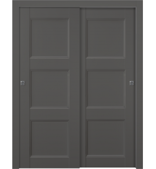 Oxford Uno 07 2Rn Gray Matte Bypass doors